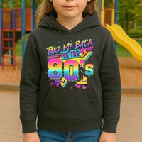 Retro Take Me Back To The 80s Eighties Kids Hoodie