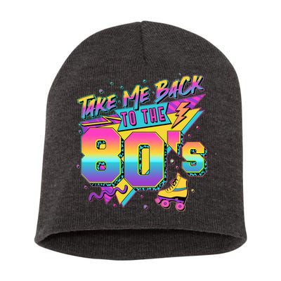 Retro Take Me Back To The 80s Eighties Short Acrylic Beanie