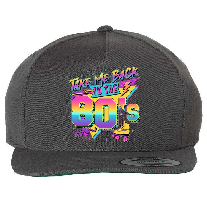 Retro Take Me Back To The 80s Eighties Wool Snapback Cap