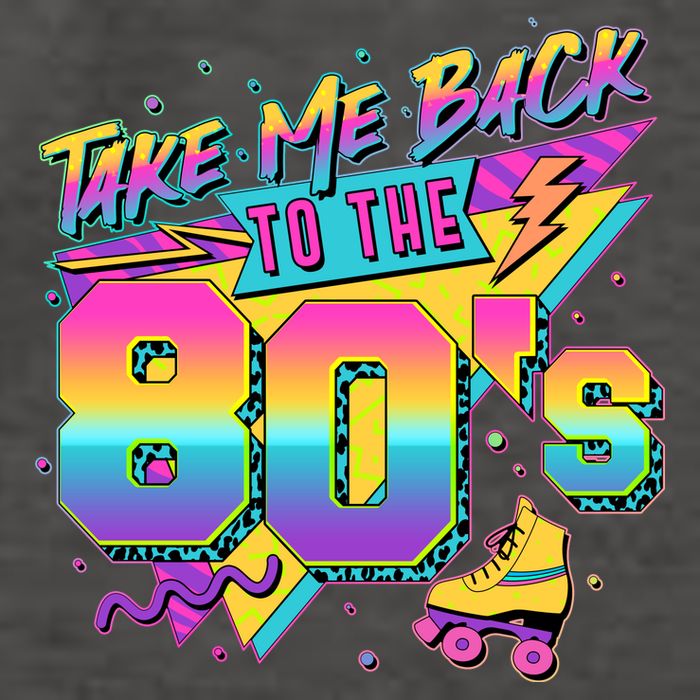 Retro Take Me Back To The 80s Eighties Vector Backpack
