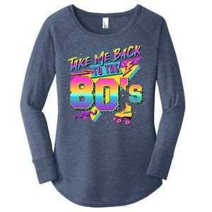 Retro Take Me Back To The 80s Eighties Women's Perfect Tri Tunic Long Sleeve Shirt