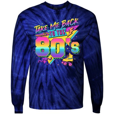 Retro Take Me Back To The 80s Eighties Tie-Dye Long Sleeve Shirt