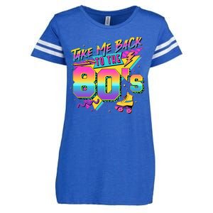 Retro Take Me Back To The 80s Eighties Enza Ladies Jersey Football T-Shirt