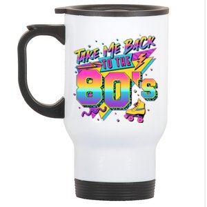 Retro Take Me Back To The 80s Eighties Stainless Steel Travel Mug