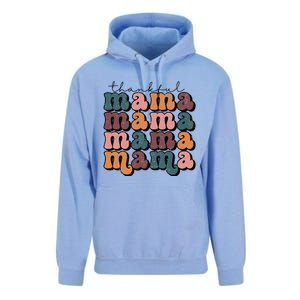 Retro Thankful Mama Fall Autumn Mom Thanksgiving Day Unisex Surf Hoodie