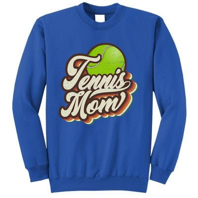 Retro Tennis Mom Sports Mama Mothers Day Gift Sweatshirt