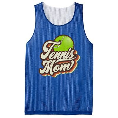 Retro Tennis Mom Sports Mama Mothers Day Gift Mesh Reversible Basketball Jersey Tank