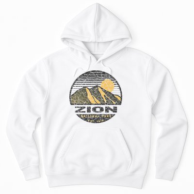 Road Trip Mount Zion National Park Utah Mountain Sunset Art Hoodie