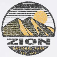 Road Trip Mount Zion National Park Utah Mountain Sunset Art Sweatshirt