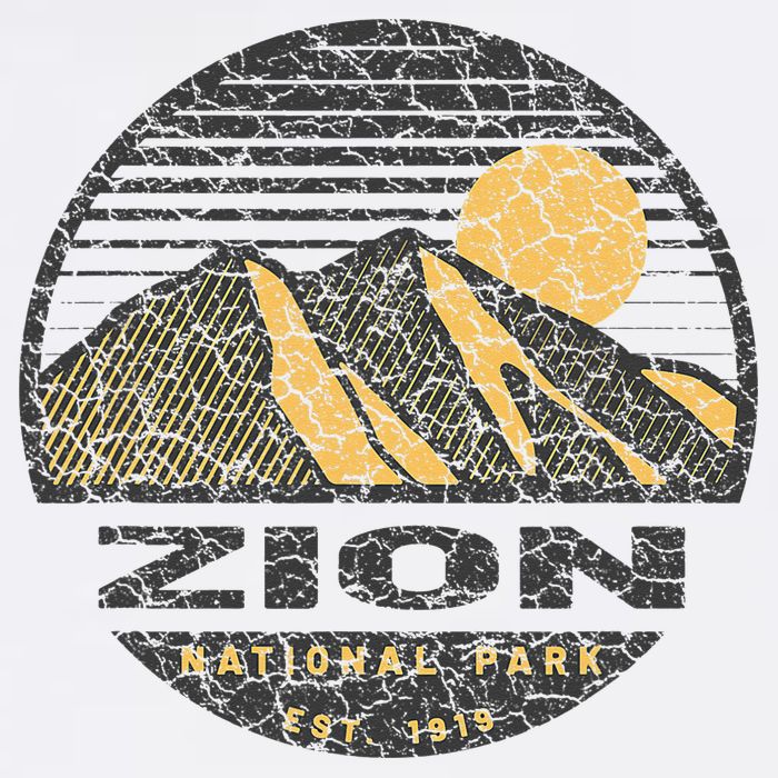 Road Trip Mount Zion National Park Utah Mountain Sunset Art Sweatshirt