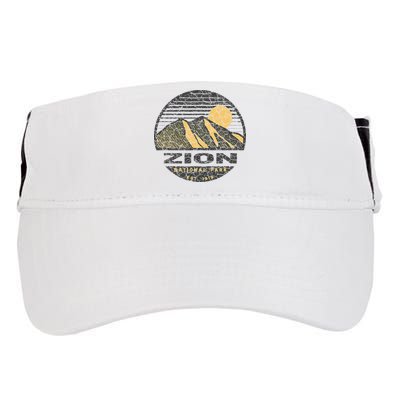 Road Trip Mount Zion National Park Utah Mountain Sunset Art Adult Drive Performance Visor