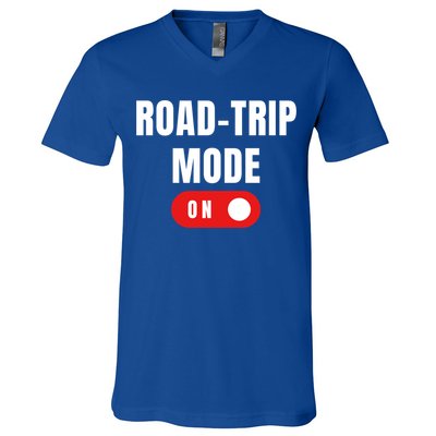 Road Trip Modeon For Road Trippin Travelers Gift V-Neck T-Shirt