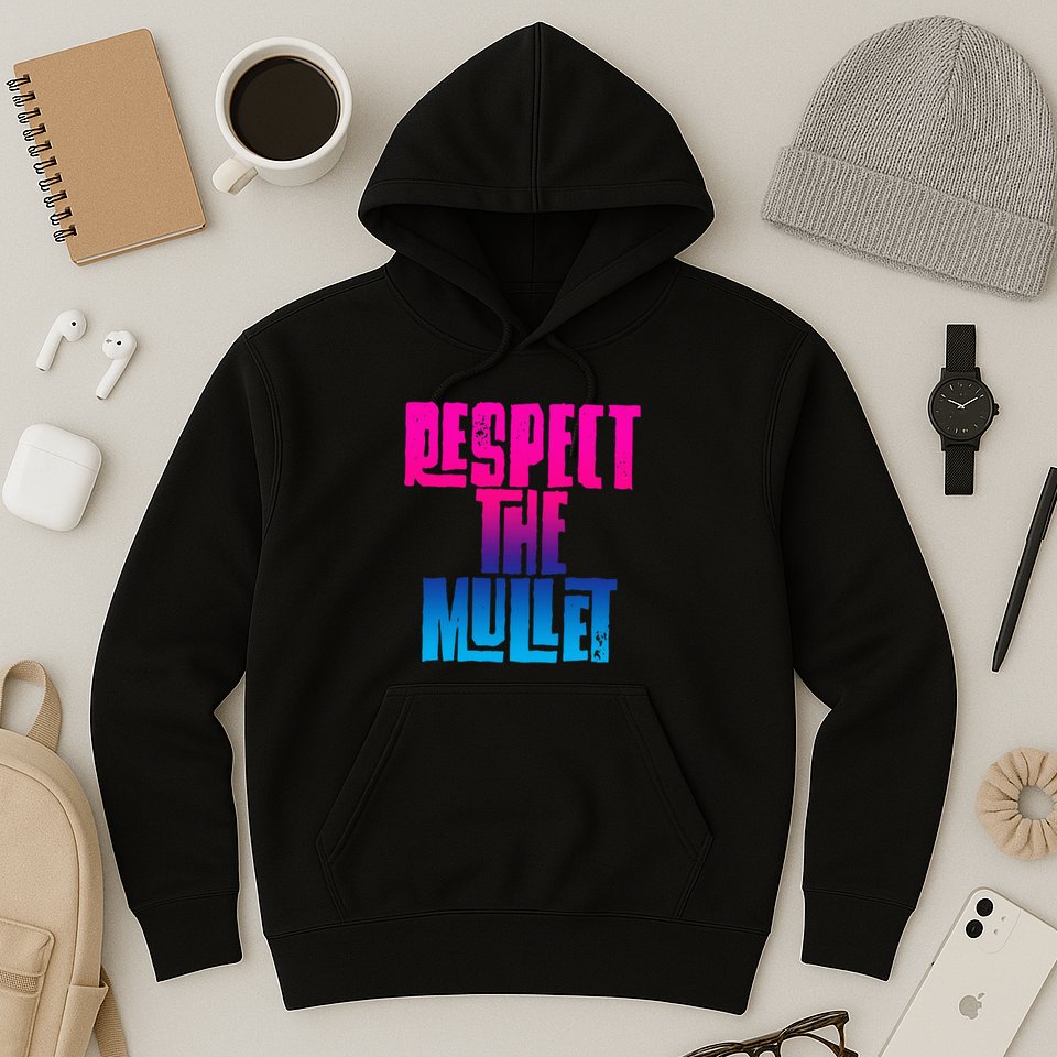 Respect The Mullet Gulf Shores Alabama Fishing Hoodie