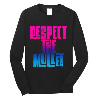 Respect The Mullet Gulf Shores Alabama Fishing Long Sleeve Shirt