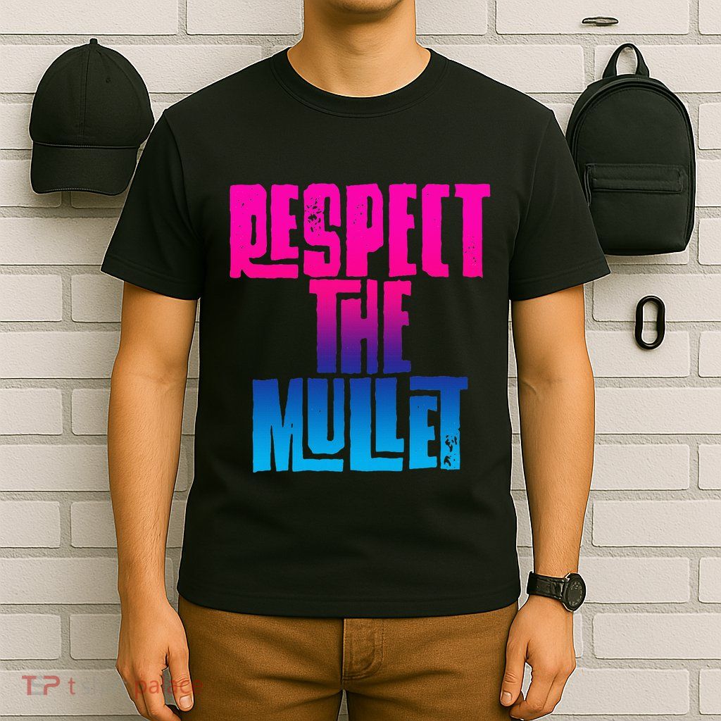 Respect The Mullet Gulf Shores Alabama Fishing T-Shirt