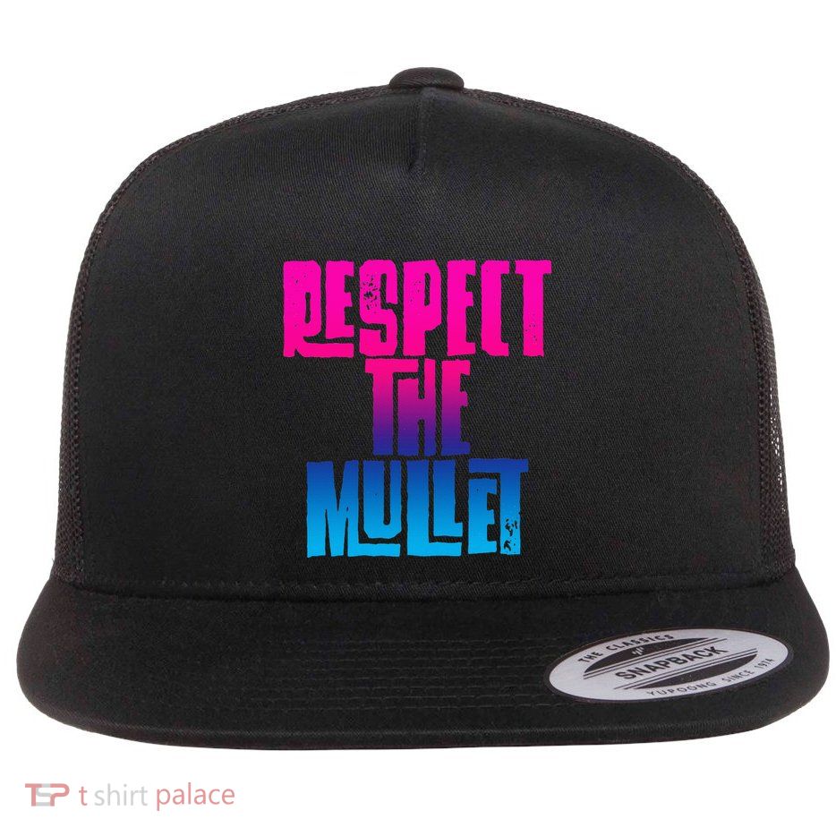 Respect The Mullet Gulf Shores Alabama Fishing Flatbill Hat