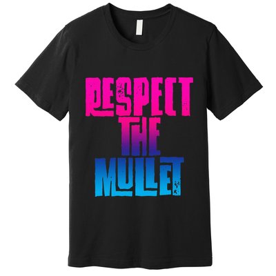 Respect The Mullet Gulf Shores Alabama Fishing Premium T-Shirt
