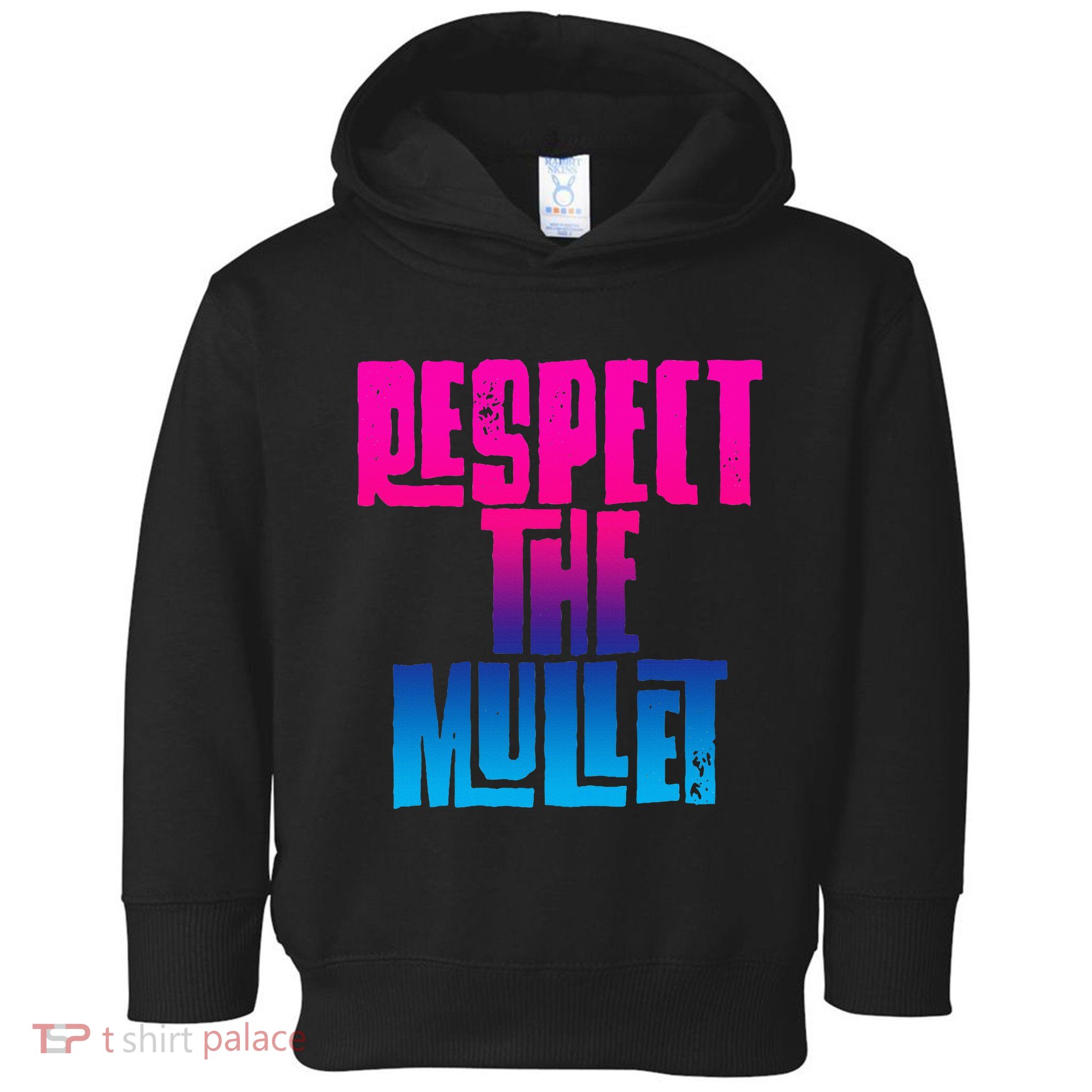Respect The Mullet Gulf Shores Alabama Fishing Toddler Hoodie