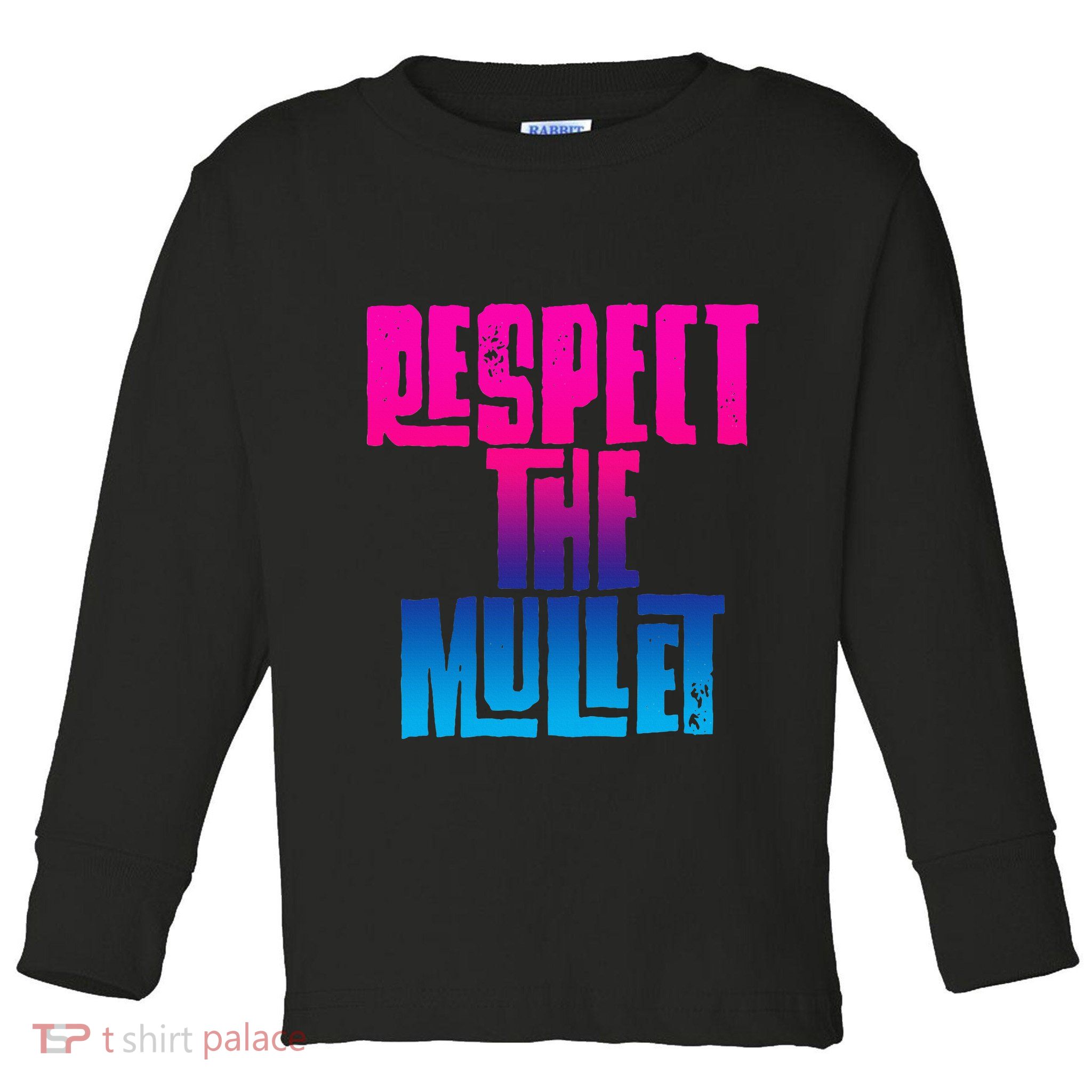 Respect The Mullet Gulf Shores Alabama Fishing Toddler Long Sleeve Shirt