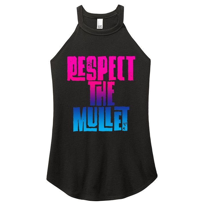 Respect The Mullet Gulf Shores Alabama Fishing Women's Perfect Tri Rocker Tank