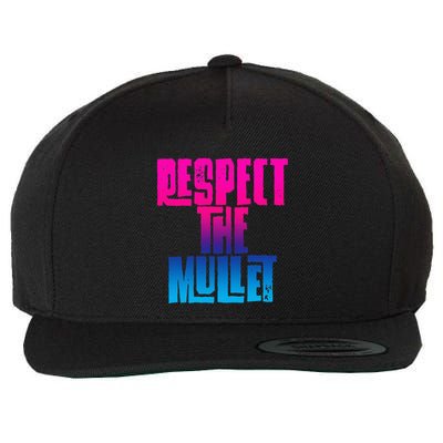 Respect The Mullet Gulf Shores Alabama Fishing Wool Snapback Cap
