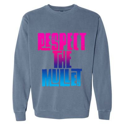 Respect The Mullet Gulf Shores Alabama Fishing Garment-Dyed Sweatshirt
