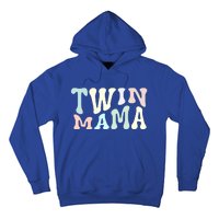 Retro Twin Mama Twin Mom Established Mom Motherhood Gift Hoodie