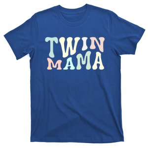 Retro Twin Mama Twin Mom Established Mom Motherhood Gift T-Shirt