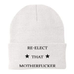 Reelect That Motherfucker Funny Political Knit Cap Winter Beanie