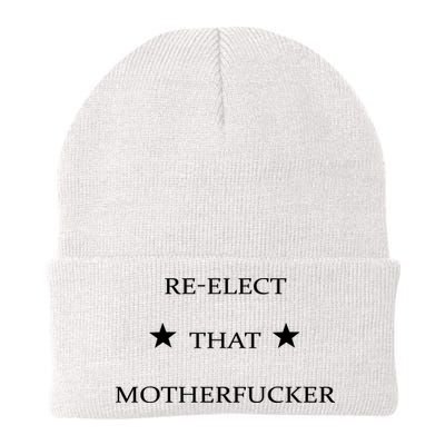 Reelect That Motherfucker Funny Political Beanie