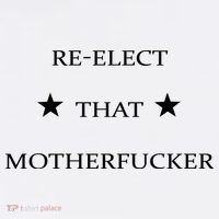 Reelect That Motherfucker Funny Political Premium T-Shirt