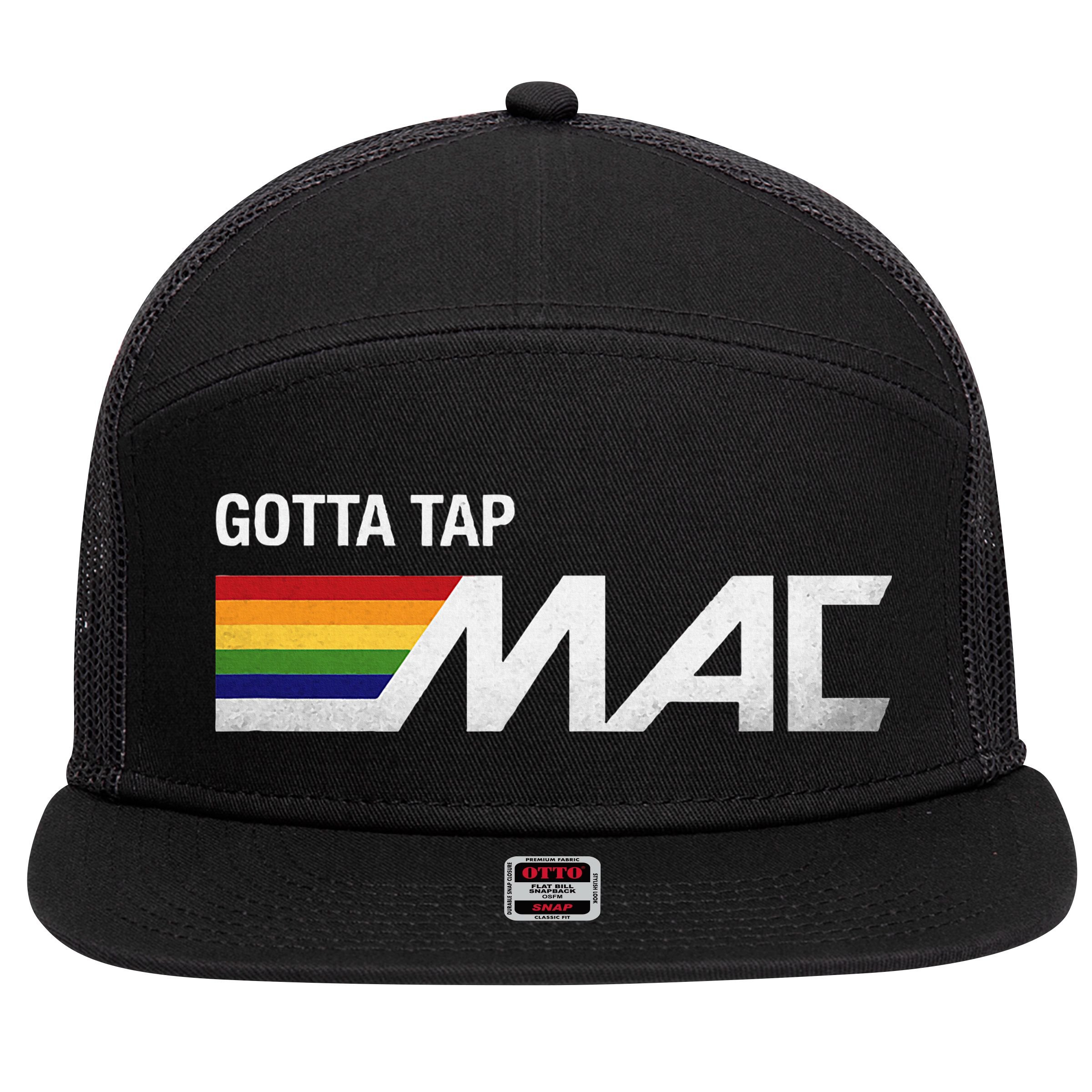 Retro Tap Mac Atm Pennsylvania 7 Panel Mesh Trucker Snapback Hat