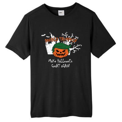 Retro Trumpkin Make Halloween Great Again Funny Trump Gift Tall Fusion ChromaSoft Performance T-Shirt