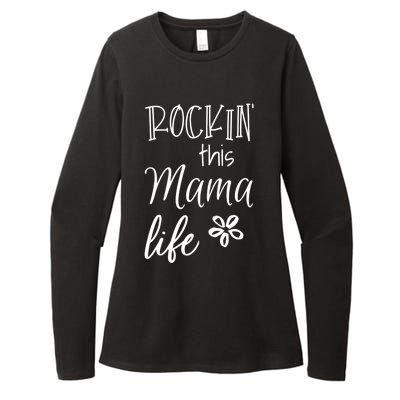 Rockin This Mama Life Special Mother Mom Cool Gift Womens CVC Long Sleeve Shirt