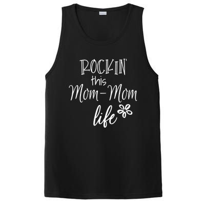 Rockin This Momcool Giftmom Life Special Grandma Gift PosiCharge Competitor Tank