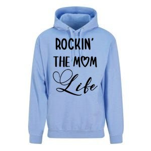 Rocking The Mom Life Newborn Mother Mommy Mother's Day Funny Gift Unisex Surf Hoodie