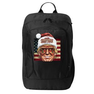 Retro Trump Make Christmas Great Again 2025 Inauguration Gift City Backpack