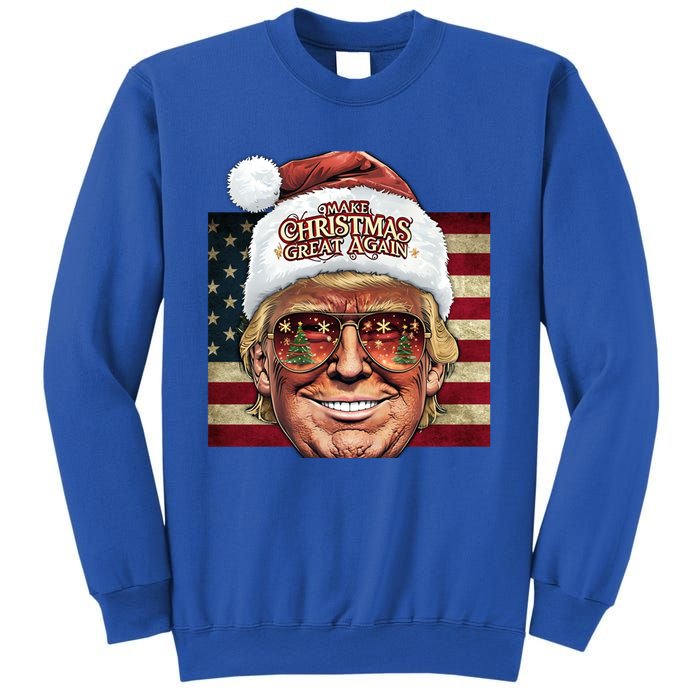 Retro Trump Make Christmas Great Again 2025 Inauguration Gift Sweatshirt