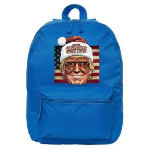 Retro Trump Make Christmas Great Again 2025 Inauguration Gift 16 in Basic Backpack