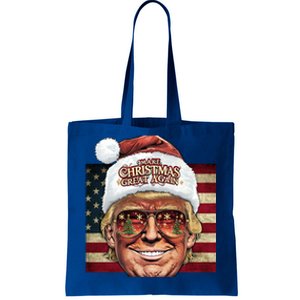 Retro Trump Make Christmas Great Again 2025 Inauguration Gift Tote Bag