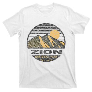 Road Trip Mount Zion National Park Utah Mountain Sunset T-Shirt