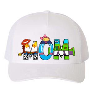 Retro Toy Mom Happy Mother Family Matching Yupoong Adult 5-Panel Trucker Hat