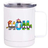 Retro Toy Mom Happy Mother Family Matching 12 oz Stainless Steel Tumbler Cup