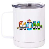 Retro Toy Mom Happy Mother Family Matching 12 oz Stainless Steel Tumbler Cup