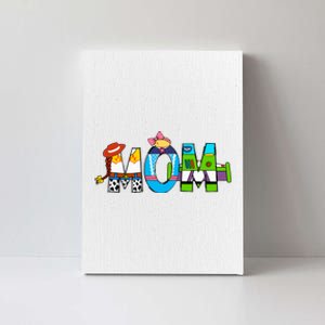 Retro Toy Mom Happy Mother Family Matching Canvas