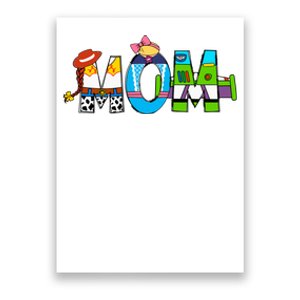 Retro Toy Mom Happy Mother Family Matching Poster