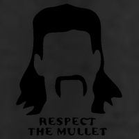 Respect The Mullet It's Mullet Time Funny Redneck Mullet 25L Jumbo Tote