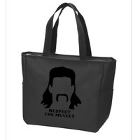 Respect The Mullet It's Mullet Time Funny Redneck Mullet Zip Tote Bag