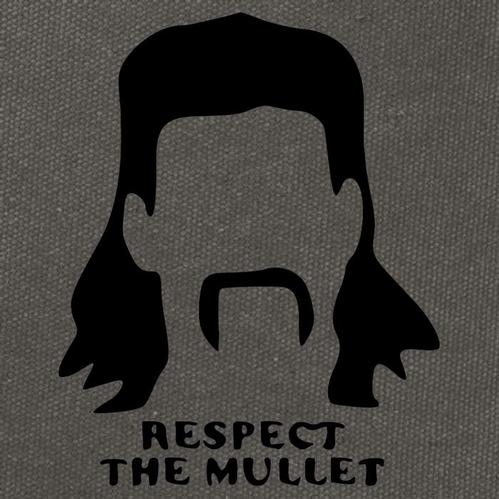 Respect The Mullet It's Mullet Time Funny Redneck Mullet Cotton Canvas Backpack