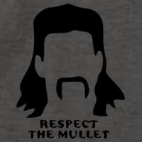 Respect The Mullet It's Mullet Time Funny Redneck Mullet Vector Backpack
